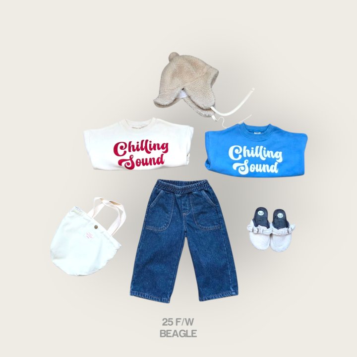 Beagle - Korean Children Fashion - #designkidswear - London Fleece Denim Pants - 12