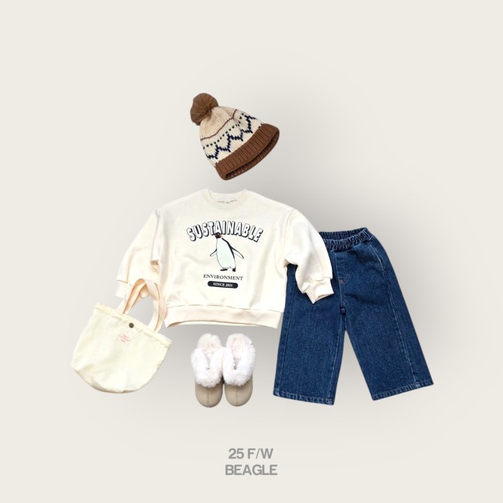 Beagle - Korean Children Fashion - #designkidswear - Wide Denim Pants - 11