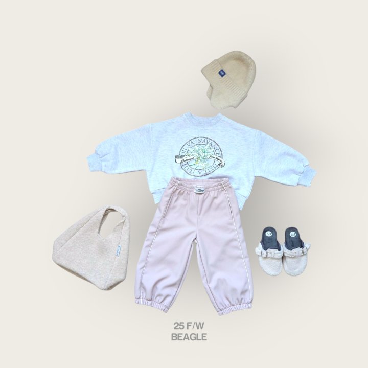 Beagle - Korean Children Fashion - #designkidswear - Crisp Fleece Piped Pants - 9