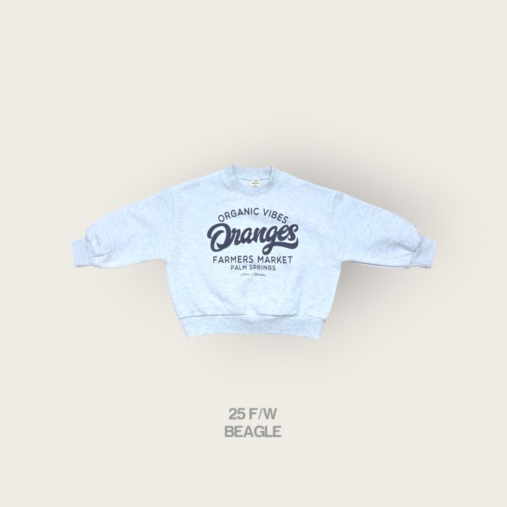 Beagle - Korean Children Fashion - #designkidswear - Orange Print Sweatshirt - 5