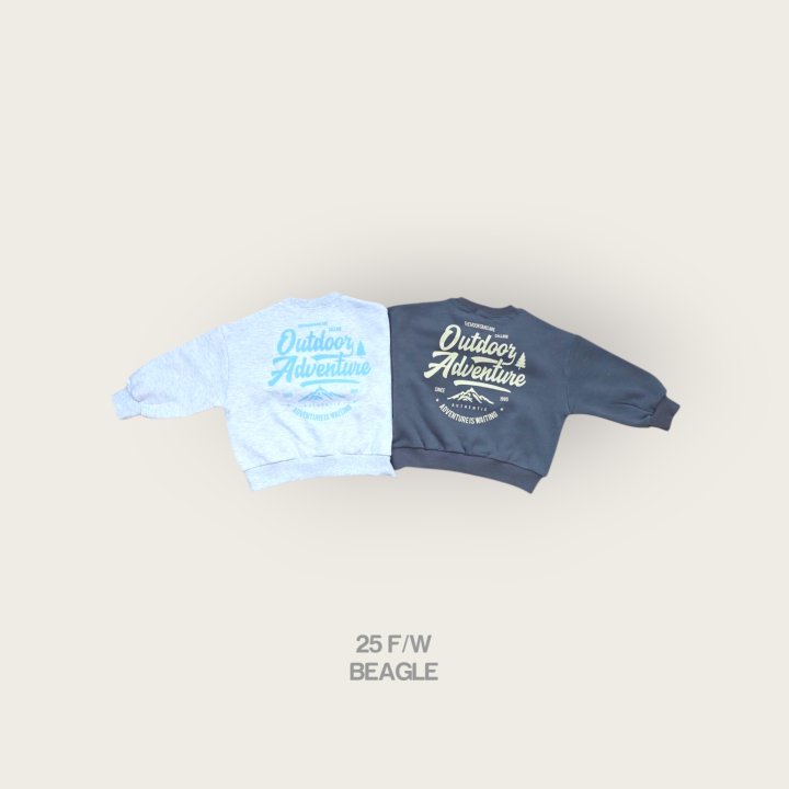 Beagle - Korean Children Fashion - #discoveringself - Adventure Print Sweatshirt - 2