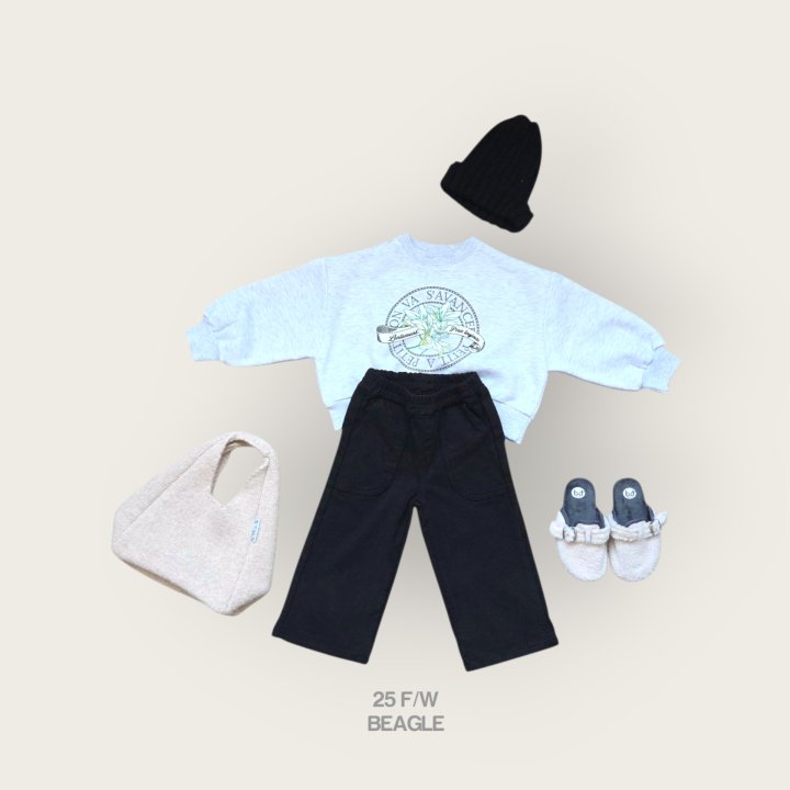 Beagle - Korean Children Fashion - #kidsshorts - Cotton Fleece Stretch Pants - 10