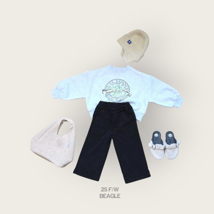 Beagle - Korean Children Fashion - #kidsstore - Cotton Fleece Stretch Pants - 11