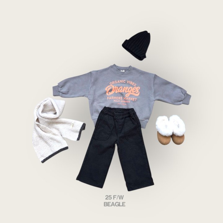 Beagle - Korean Children Fashion - #kidzfashiontrend - Cotton Fleece Stretch Pants - 12