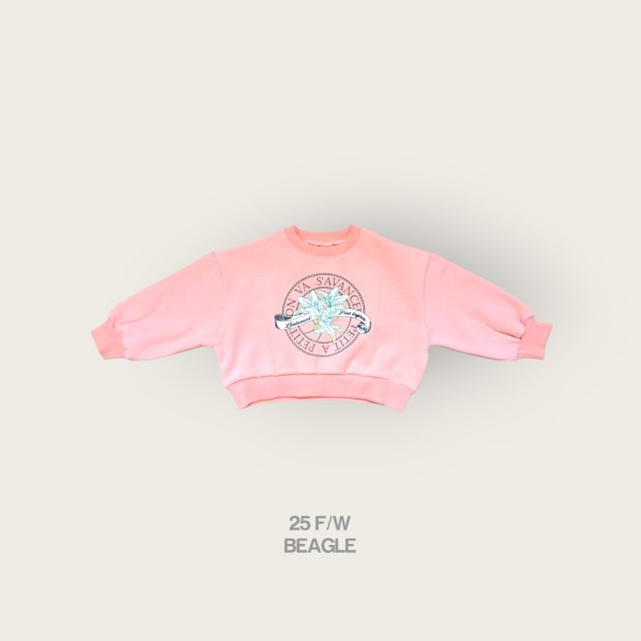 Beagle - Korean Children Fashion - #littlefashionista - Flower Crop Sweatshirt - 5