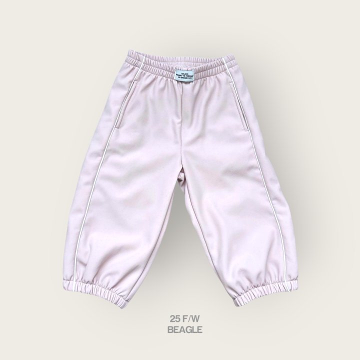 Beagle - Korean Children Fashion - #magicofchildhood - Crisp Fleece Piped Pants - 3