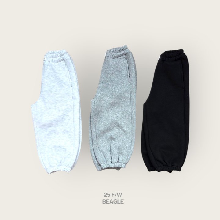 Beagle - Korean Children Fashion - #prettylittlegirls - Comfy Fleece Jogger Pants - 2