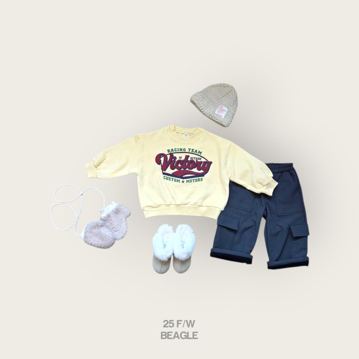 Beagle - Korean Children Fashion - #todddlerfashion - Victory Print Sweatshirt - 11