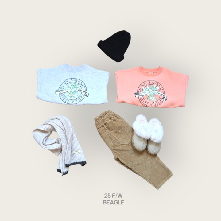 Beagle - Korean Children Fashion - #todddlerfashion - Flower Crop Sweatshirt - 9