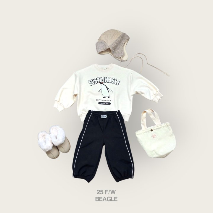 Beagle - Korean Children Fashion - #toddlerclothing - Penguin Print Sweatshirt - 9