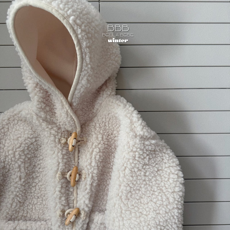 Bella Bambina - Korean Baby Fashion - #babyboutique - Bebe Fleece Hood Jacket - 5