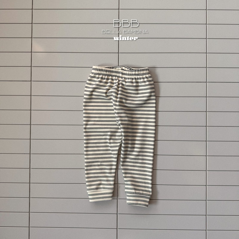 Bella Bambina - Korean Baby Fashion - #babyboutique - Bird Stripe Pants - 5