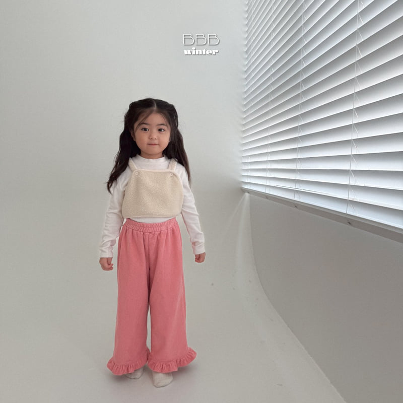 Bella Bambina - Korean Baby Fashion - #babyboutique - Corduroy Frill Pants - 9