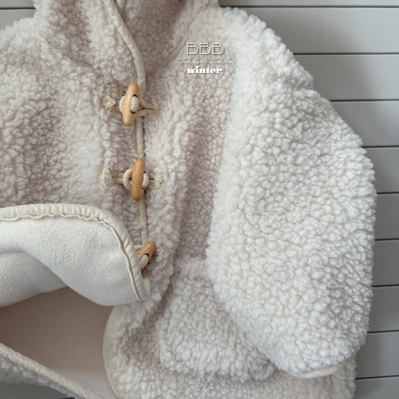 Bella Bambina - Korean Baby Fashion - #babyboutiqueclothing - Bebe Fleece Hood Jacket - 6