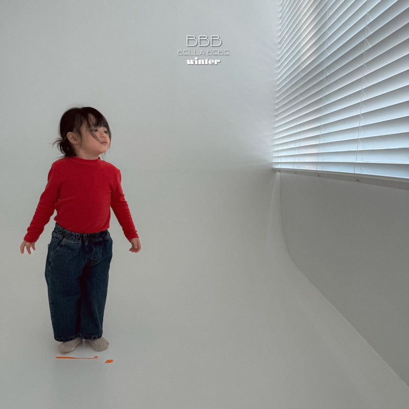 Bella Bambina - Korean Baby Fashion - #babyboutiqueclothing - Bebe Plain Half Turtleneck Tee - 11