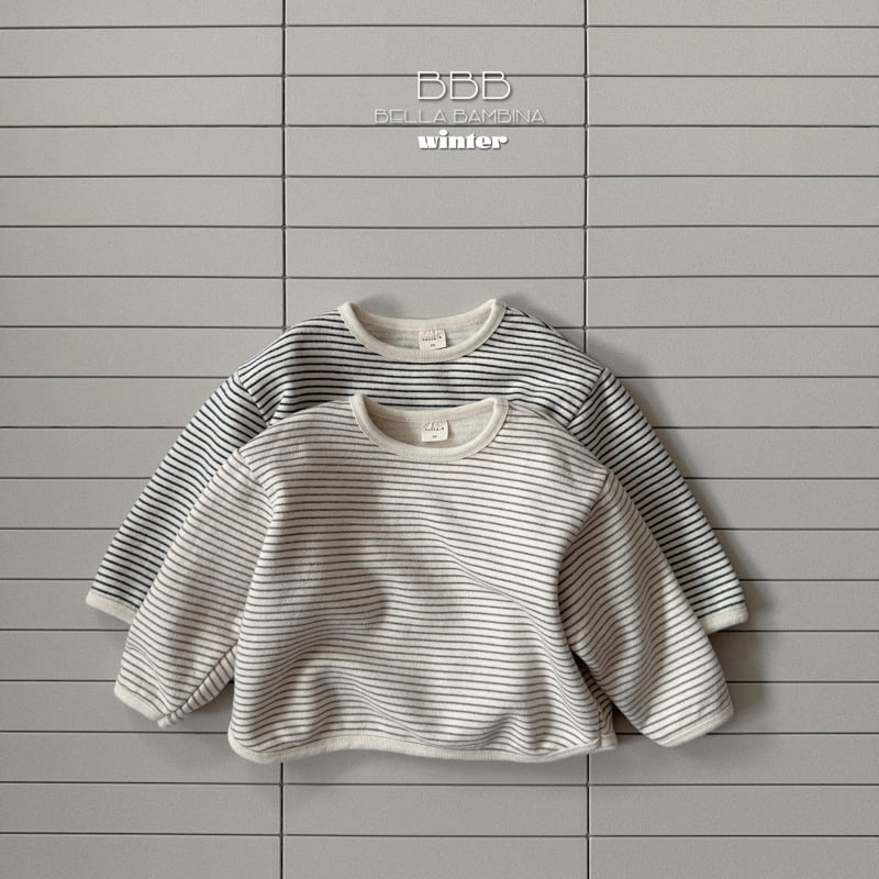 Bella Bambina - Korean Baby Fashion - #babyclothing - Bebe Stripe Tee