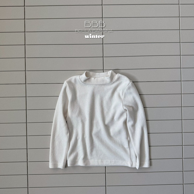 Bella Bambina - Korean Baby Fashion - #babyclothing - Plain Half Turtleneck Tee - 6