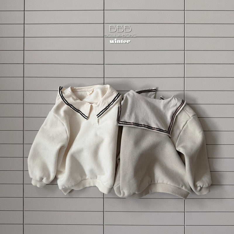 Bella Bambina - Korean Baby Fashion - #babyclothing - Bebe Blanc Sweatshirt