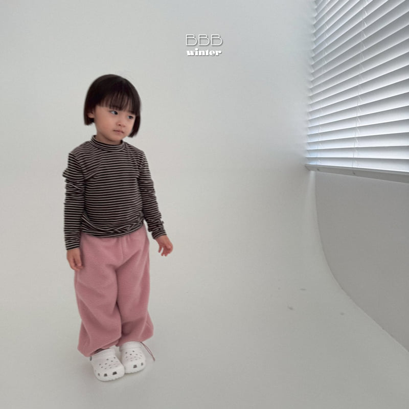 Bella Bambina - Korean Baby Fashion - #babyclothing - Stripe Half Turtleneck Tee - 8
