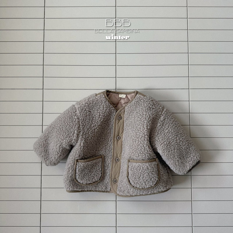 Bella Bambina - Korean Baby Fashion - #babyclothing - Plain Fleece Jacket
