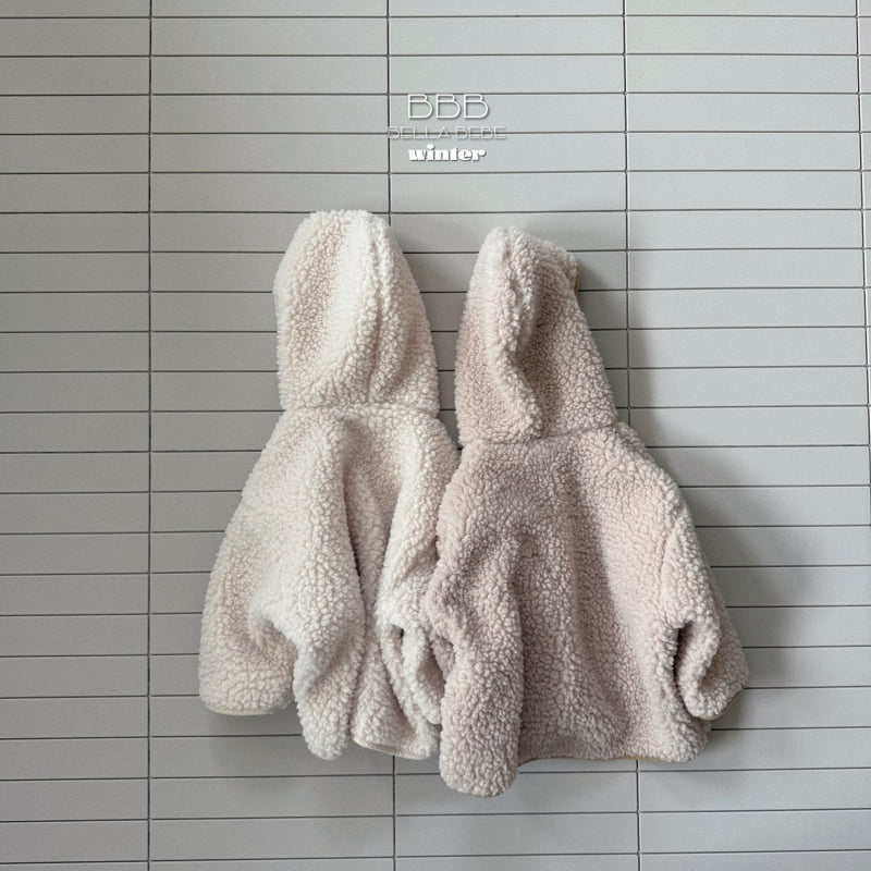 Bella Bambina - Korean Baby Fashion - #babyfashion - Bebe Fleece Hood Jacket - 8