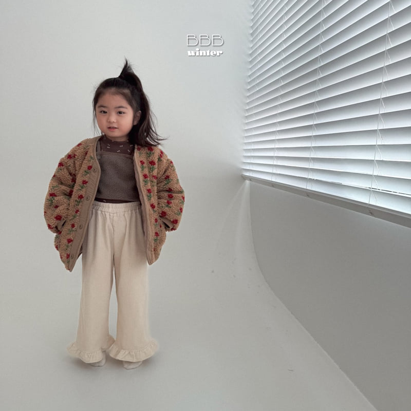 Bella Bambina - Korean Baby Fashion - #babyfashion - Corduroy Frill Pants - 12