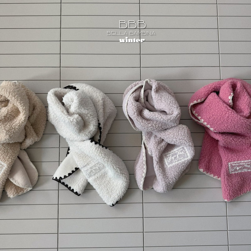 Bella Bambina - Korean Baby Fashion - #babyclothing - Pom Pom Muffler - 4