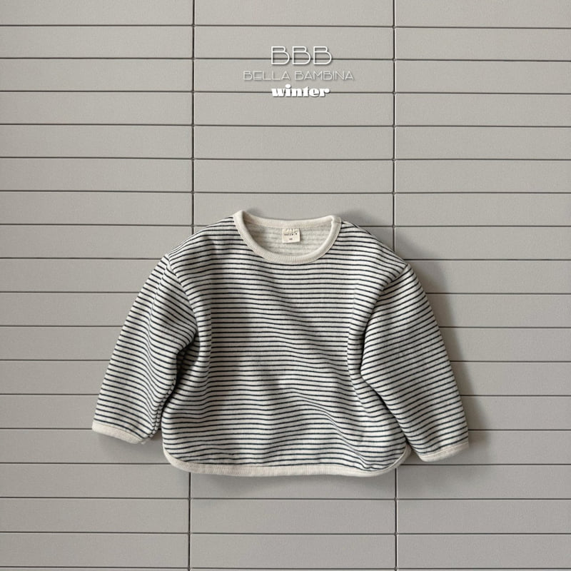 Bella Bambina - Korean Baby Fashion - #babyfever - Bebe Stripe Tee - 4