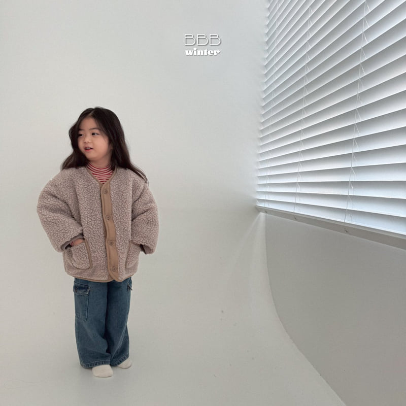 Bella Bambina - Korean Baby Fashion - #babygirlfashion - Tan Cargo Denim Pants - 10