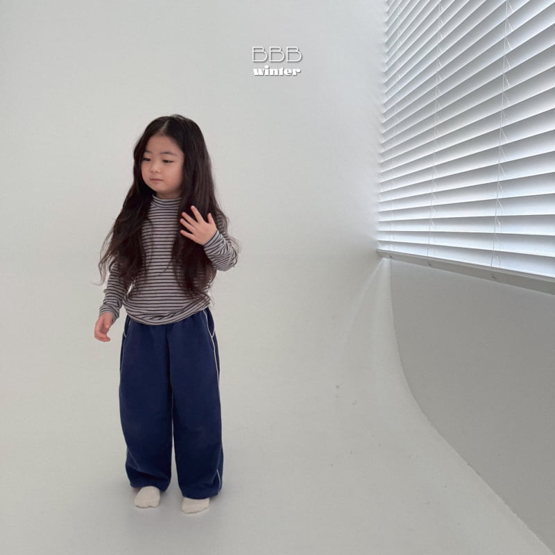 Bella Bambina - Korean Baby Fashion - #babygirlfashion - Stripe Half Turtleneck Tee - 11
