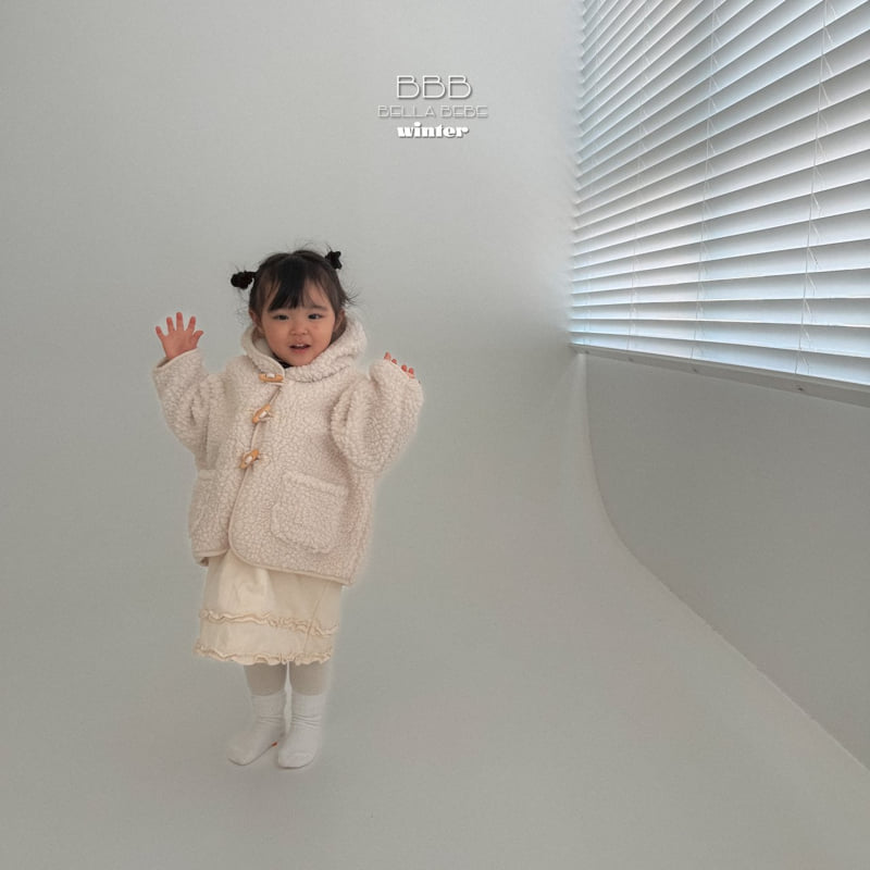 Bella Bambina - Korean Baby Fashion - #babylifestyle - Bebe Fleece Hood Jacket - 11