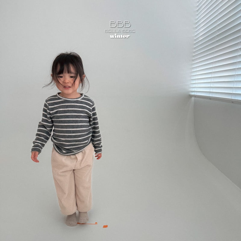 Bella Bambina - Korean Baby Fashion - #babylifestyle - Bebe Stripe Jolly Tee - 6