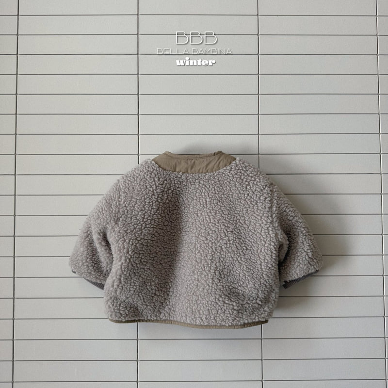Bella Bambina - Korean Baby Fashion - #babylifestyle - Plain Fleece Jacket - 5