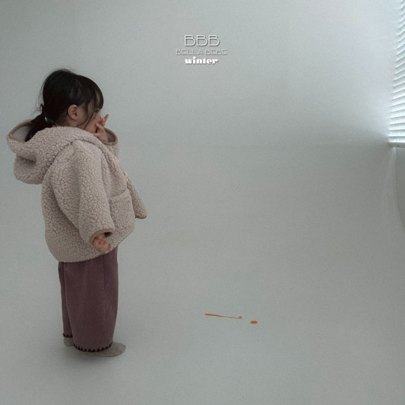 Bella Bambina - Korean Baby Fashion - #babyoninstagram - Bebe Fleece Hood Jacket - 12