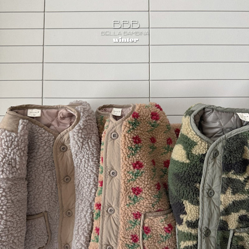 Bella Bambina - Korean Baby Fashion - #babyoninstagram - Plain Fleece Jacket - 6