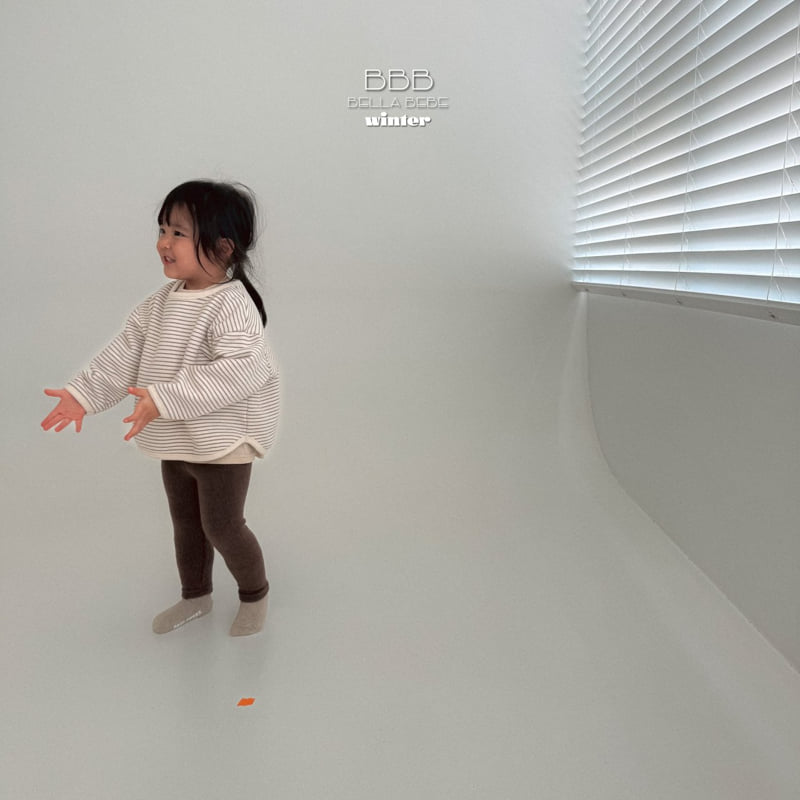 Bella Bambina - Korean Baby Fashion - #babyootd - Bebe Stripe Tee - 7
