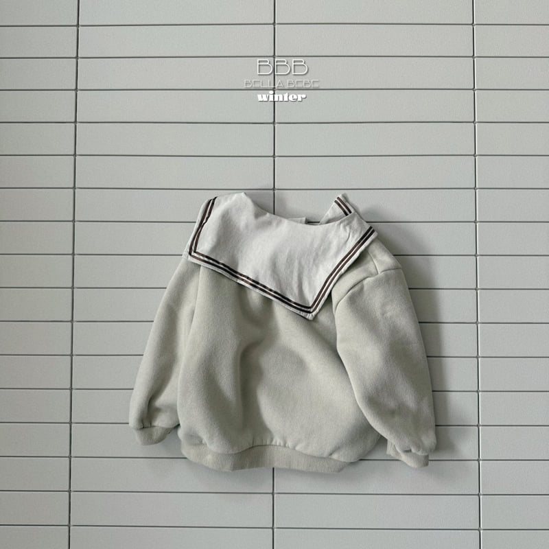 Bella Bambina - Korean Baby Fashion - #babyootd - Bebe Blanc Sweatshirt - 7