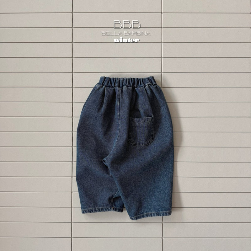 Bella Bambina - Korean Baby Fashion - #babyoninstagram - Denim Finger Pants - 4