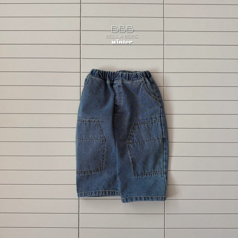 Bella Bambina - Korean Baby Fashion - #babyoutfit - Bebe Slam Denim Pants
