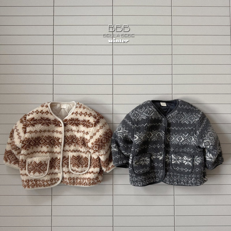 Bella Bambina - Korean Baby Fashion - #babyoutfit - Bebe Cozy Fleece Jacket