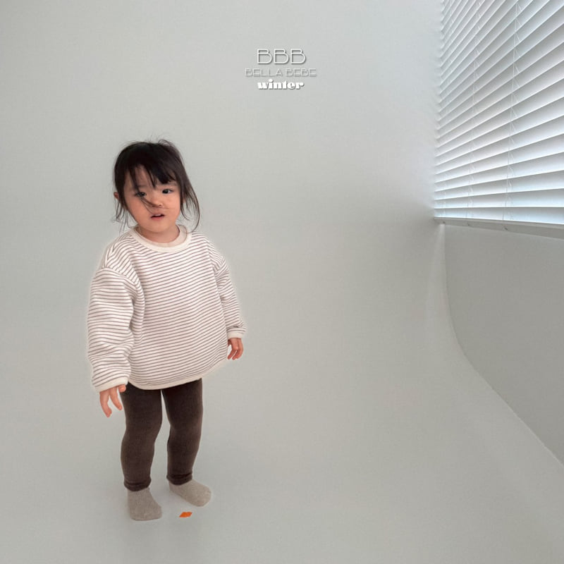 Bella Bambina - Korean Baby Fashion - #babyoutfit - Bebe Stripe Tee - 9