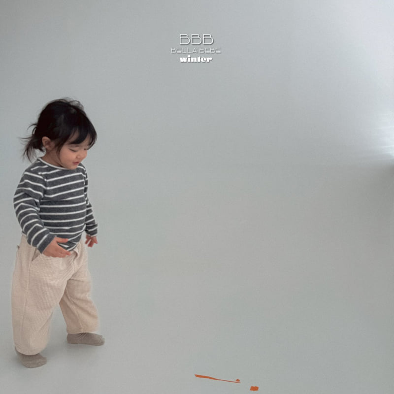 Bella Bambina - Korean Baby Fashion - #babyoutfit - Bebe Stripe Jolly Tee - 10