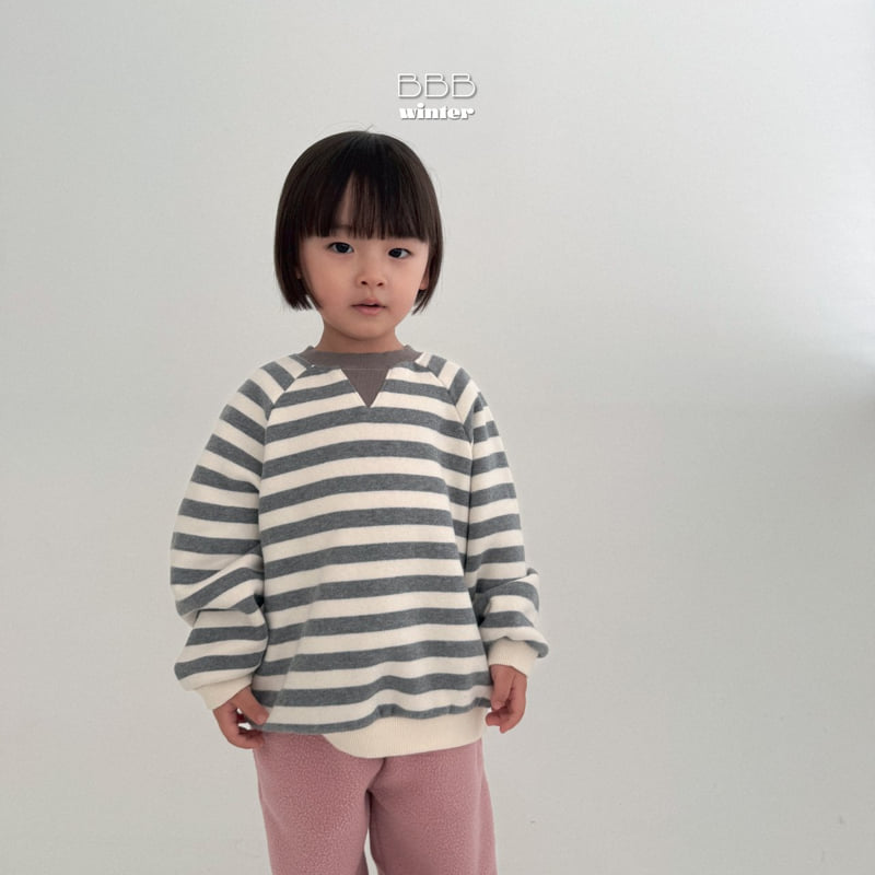 Bella Bambina - Korean Baby Fashion - #babyoutfit - Stripe Triangle Sweatshir - 10