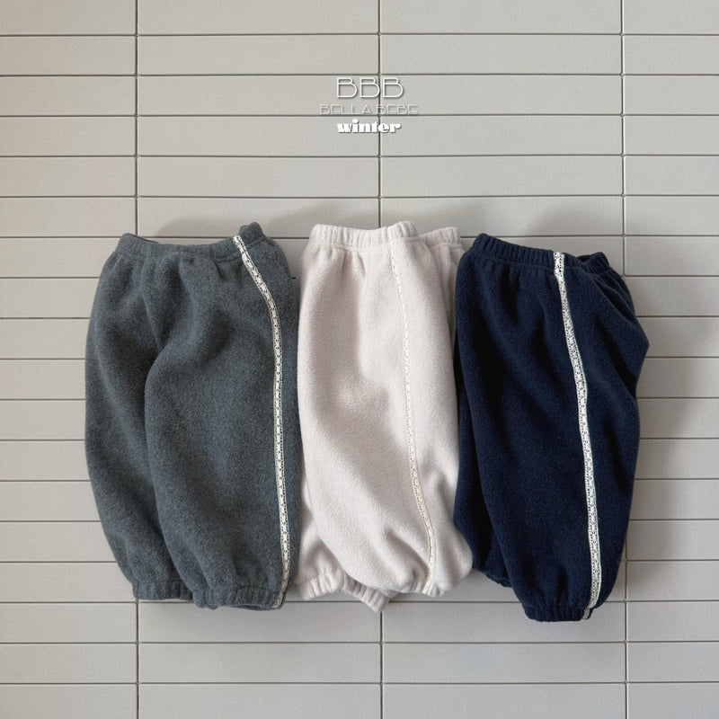 Bella Bambina - Korean Baby Fashion - #babyootd - Bebe Lace Jogger Pants - 4