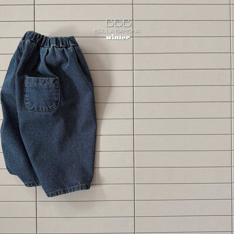Bella Bambina - Korean Baby Fashion - #babyoutfit - Denim Finger Pants - 5