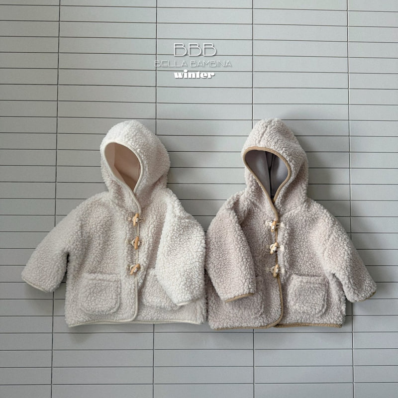 Bella Bambina - Korean Baby Fashion - #babywear - Bebe Fleece Hood Jacket