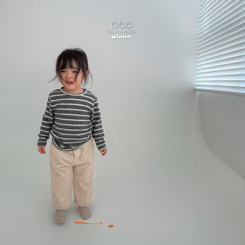 Bella Bambina - Korean Baby Fashion - #babywear - Bebe Stripe Jolly Tee - 11