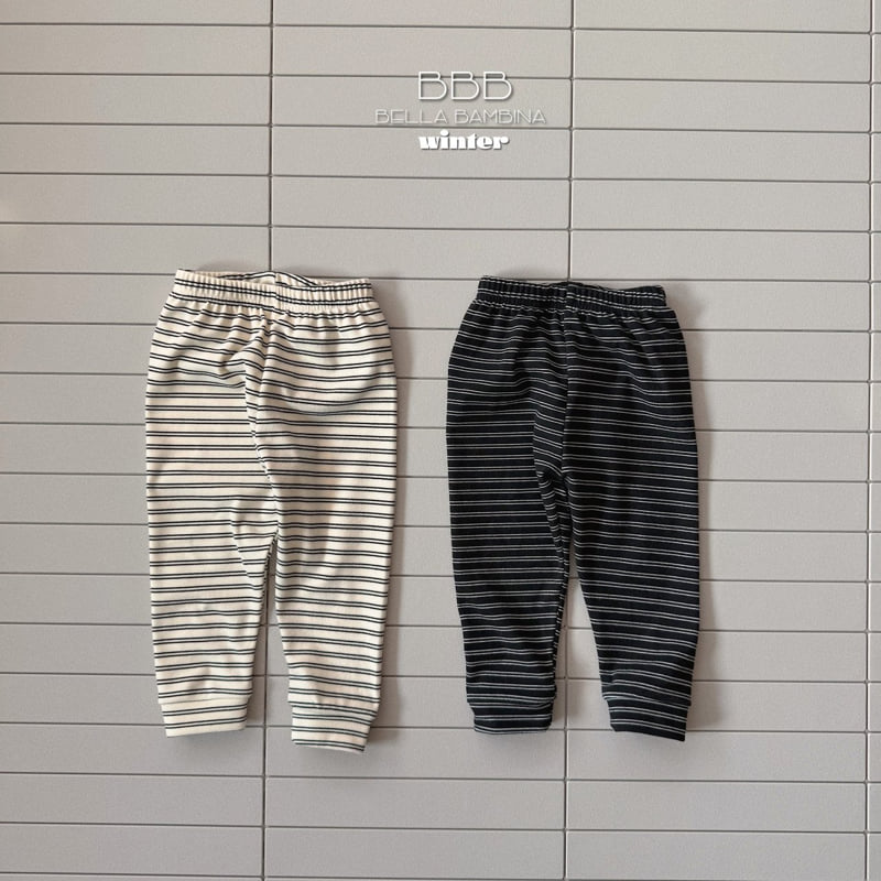 Bella Bambina - Korean Baby Fashion - #babywear - Bird Stripe Pants