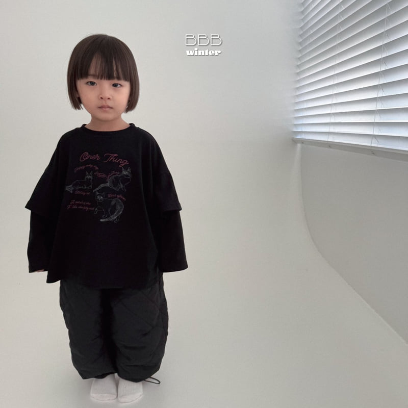 Bella Bambina - Korean Baby Fashion - #babywear - Cat Layered Tee - 7