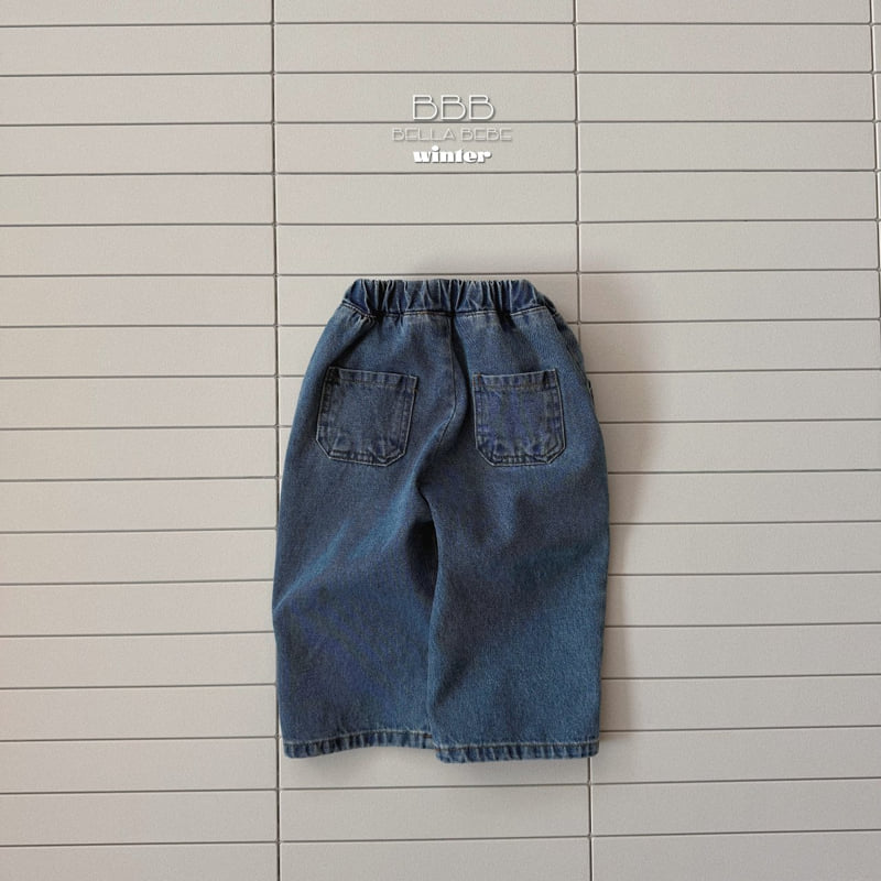 Bella Bambina - Korean Baby Fashion - #babywear - Bebe Slam Denim Pants - 4